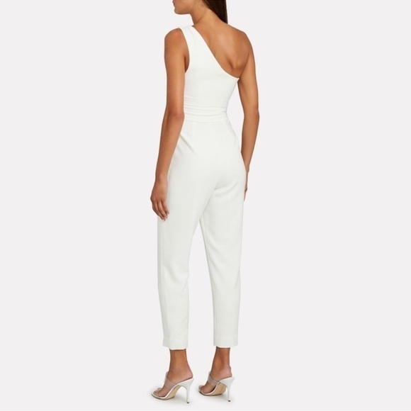 A.L.C. Athena Cropped One-Shoulder Jumpsuit - Picture 3 of 11